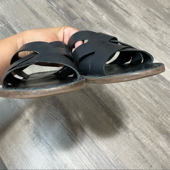 Madewell Boardwalk Woven Slide Sandals Black​​ - Picture 6 of 7